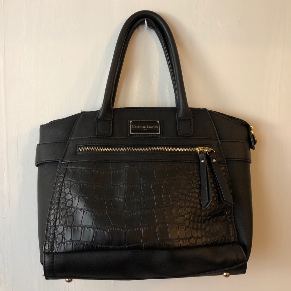 Black Designer Handbag/Tote